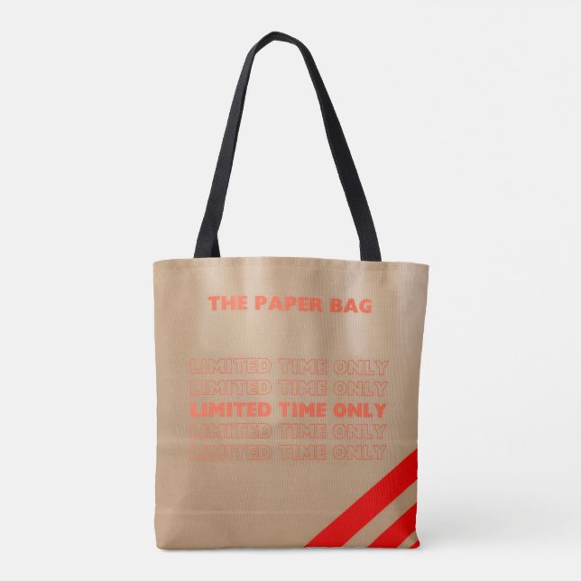 Bolso De Tela Limited time only THE Paper Bag shopping tote bag (Reverso)