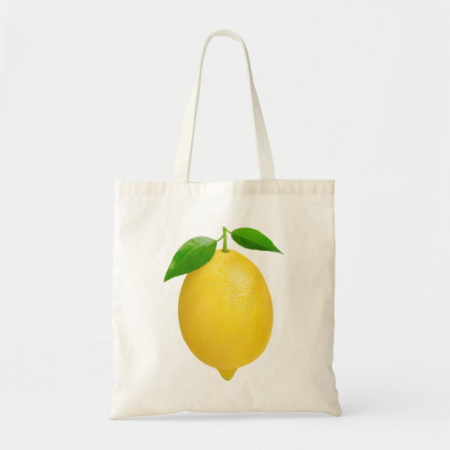 Bolso De Tela Limón (Frente)