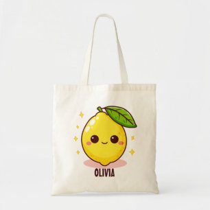 Bolso De Tela Limon Amarillo Personalizado Adorable y Dulce