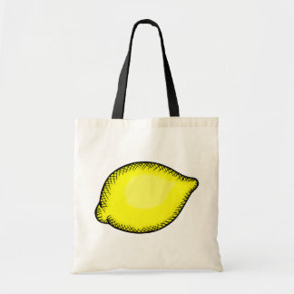 Bolso De Tela Limón gigante