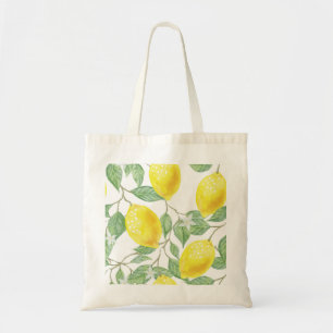 Bolso De Tela Limón y hoja