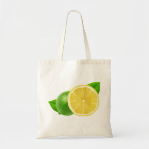 Bolso De Tela Limón y lima