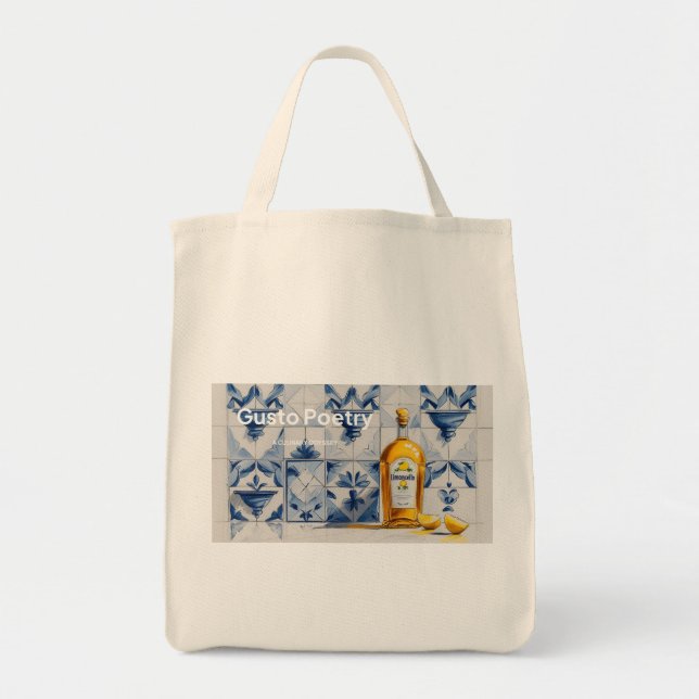 Bolso De Tela Limoncello Gusto Poesía (Frente)