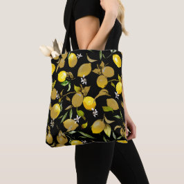 Bolso De Tela Limones acuarela 30