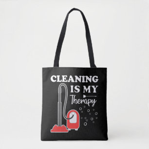 Bolso De Tela Limpieza Es Terapia Limpieza De Los Hogares