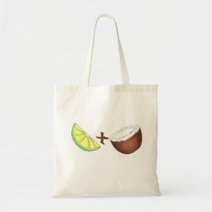 Bolso De Tela Limpieza tropical + Tote de frutas de coco