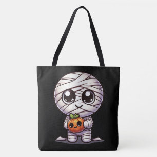 Bolso De Tela Linda calabaza/momias de Halloween