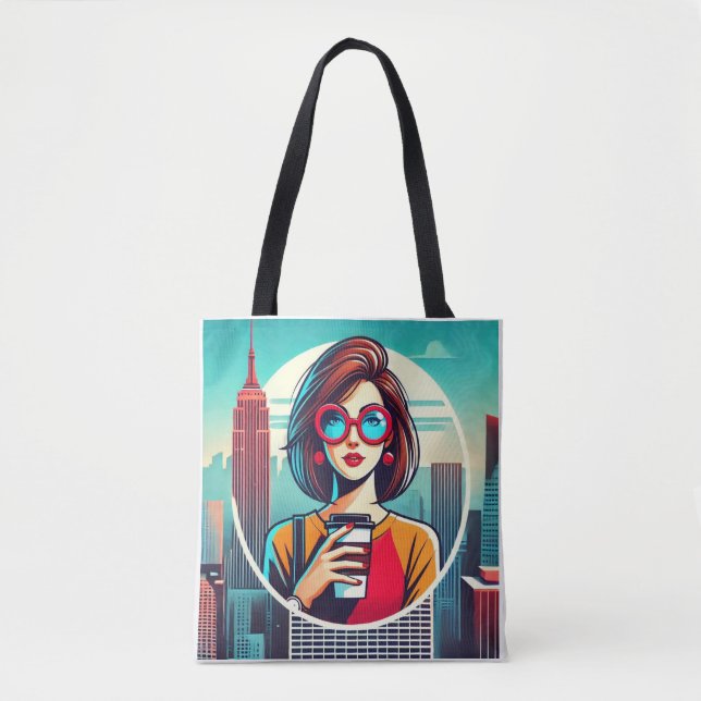 Bolso De Tela Linda Roberts llama a los estafadores Sexy Tote Ba (Anverso)