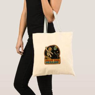 Bolso De Tela Lindo astronauta retro sigue tus sueños meme espac