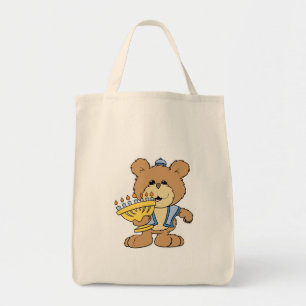 Bolso De Tela lindo Chanukah hanukkah Menorah osito de peluche