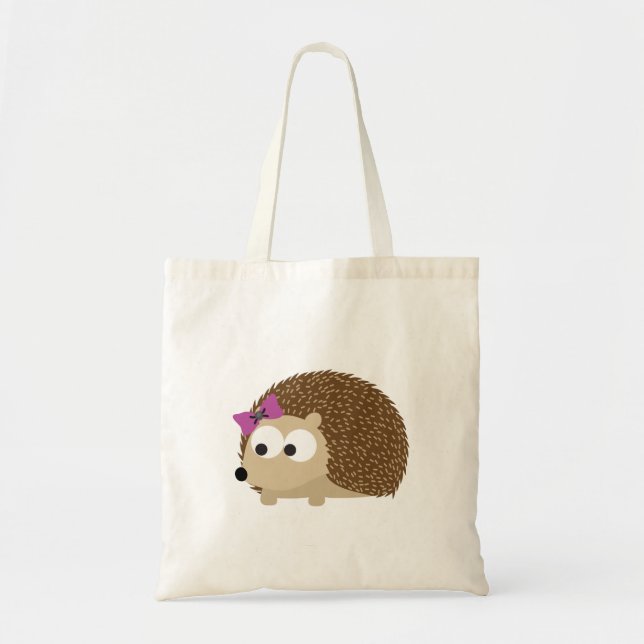 Bolso De Tela lindo Chica hedgehog (Frente)