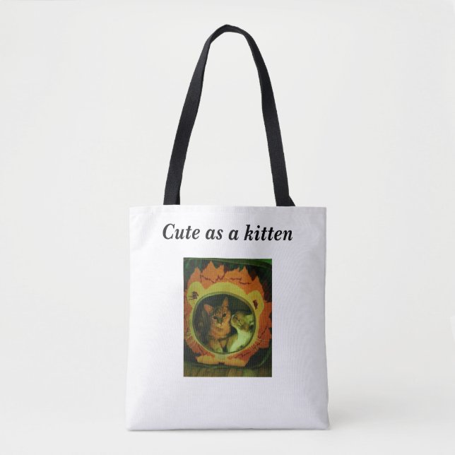 Bolso De Tela Lindo como gatito (Anverso)