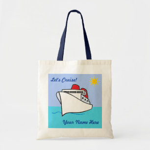 Bolso De Tela Lindo crucemos personalizado con nombre