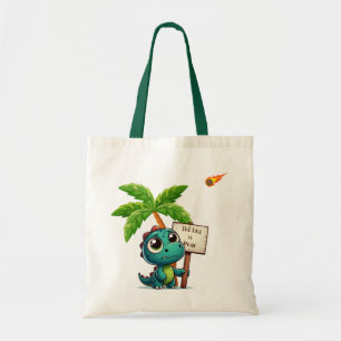 Bolso De Tela lindo, divertido dinosaurio