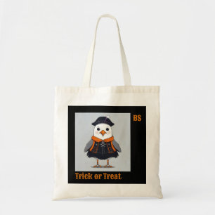 Bolso De Tela Lindo gaviotín de Halloween disfrazado truco o tra