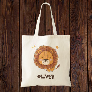 Bolso De Tela Lindo León Caprichoso