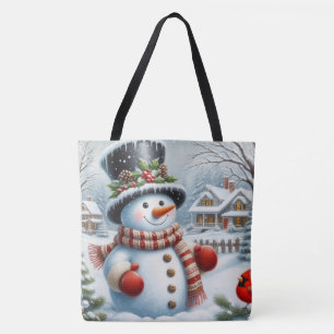 Bolso De Tela Lindo, Navidad vintage/lleno de fantasía/ muñeco d