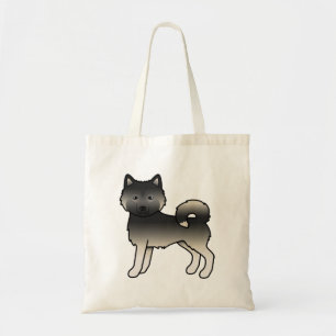Bolso De Tela Lindo perro de dibujos animados Agouti Alaskan Mal