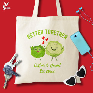 Bolso De Tela Lindo Repollo Kawaii Personalizado Día de San Vale