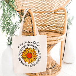 Bolso De Tela Lindo versículo bíblico de girasoles Proverbios 31