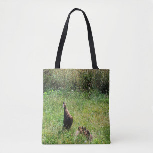 Bolso De Tela Lindos patitos de ánade real y madre.....
