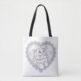 Bolso De Tela Line Art Ritual Collection tote bag