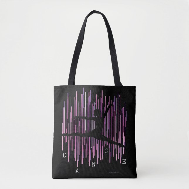 Bolso De Tela Line Dancer (Anverso)