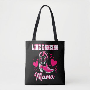 Bolso De Tela Line Dancing Mama Gift