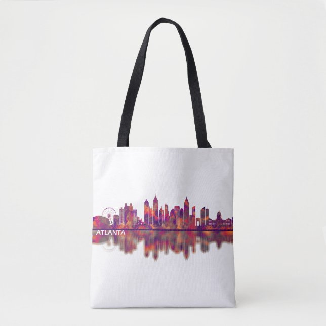 Bolso De Tela Línea aérea de Atlanta Georgia (Anverso)