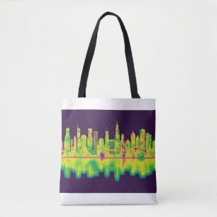 Bolso De Tela Línea aérea de Chicago Illinois