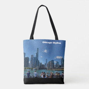 Bolso De Tela Línea aérea de Chicago, Illinois