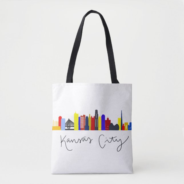 Bolso De Tela Línea aérea de Kansas City (Anverso)