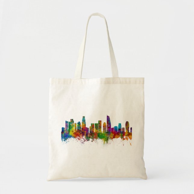 Bolso De Tela Línea aérea de Los Ángeles California (Frente)