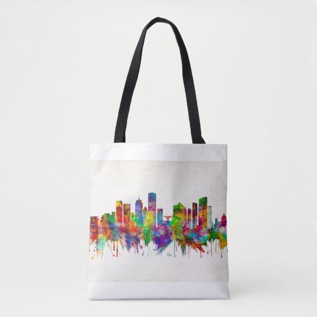 Bolso De Tela Línea aérea de Milwaukee Wisconsin (Anverso)