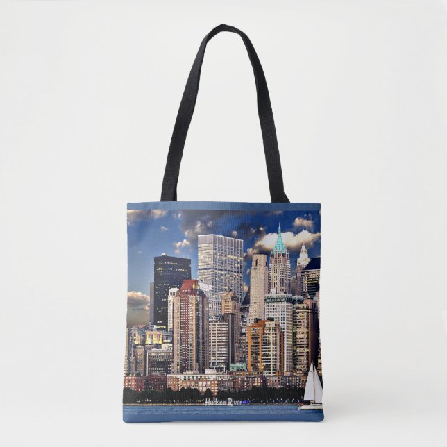 Bolso De Tela Línea aérea de Nueva York (Anverso)