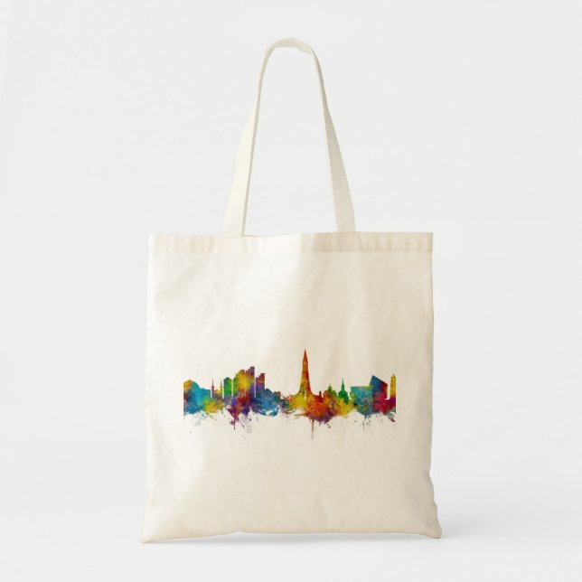 Bolso De Tela Línea aérea de Reykjavík Islandia (Frente)