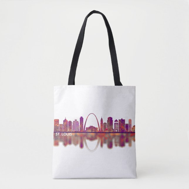 Bolso De Tela Línea aérea de St. Louis Missouri (Anverso)