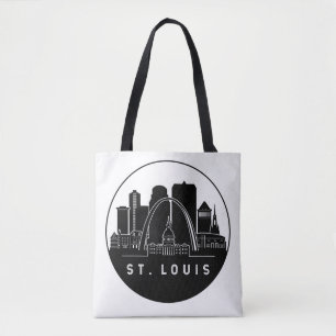 Bolso De Tela Línea aérea de St. Louis Missouri