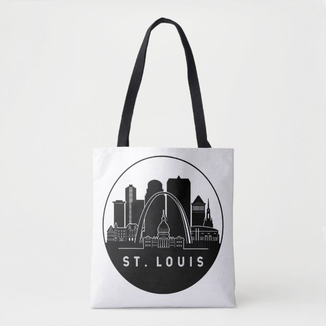 Bolso De Tela Línea aérea de St. Louis Missouri (Anverso)