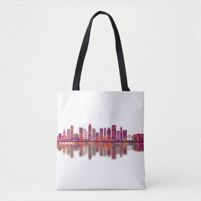 Bolso De Tela Línea aérea de Tampa Florida (Anverso)
