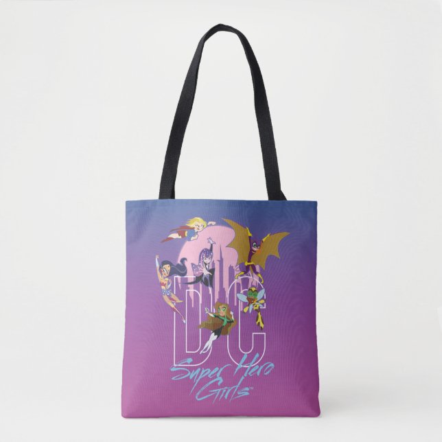 Bolso De Tela Línea aérea del DC Super Hero Chicas (Anverso)