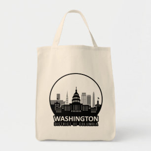 Bolso De Tela Línea aérea Washington DC