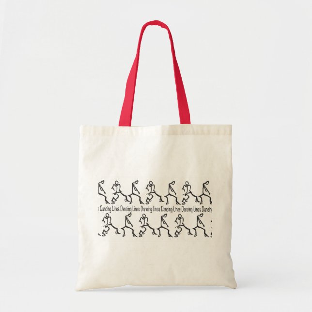 Bolso De Tela Línea baile (Frente)