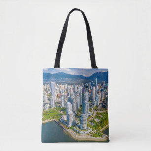 Bolso De Tela Línea costera Vancouver, Columbia Británica, Can