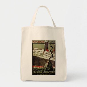 Bolso De Tela Línea de anclas ~ Glasgow-Nueva York