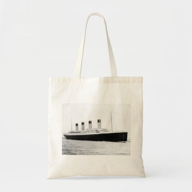 Bolso De Tela Línea de pasajeros Titanic RMS (Frente)