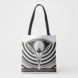 Bolso De Tela Líneas Art Deco