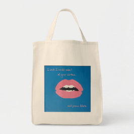 Bolso De Tela Líneas cursis para San Valentín