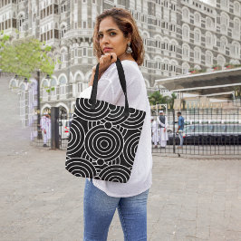 Bolso De Tela Líneas de ilusión