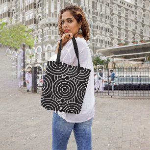 Bolso De Tela Líneas de ilusión